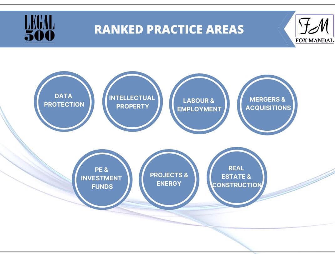 Fox Mandal ranked as leading firm for seven practice areas