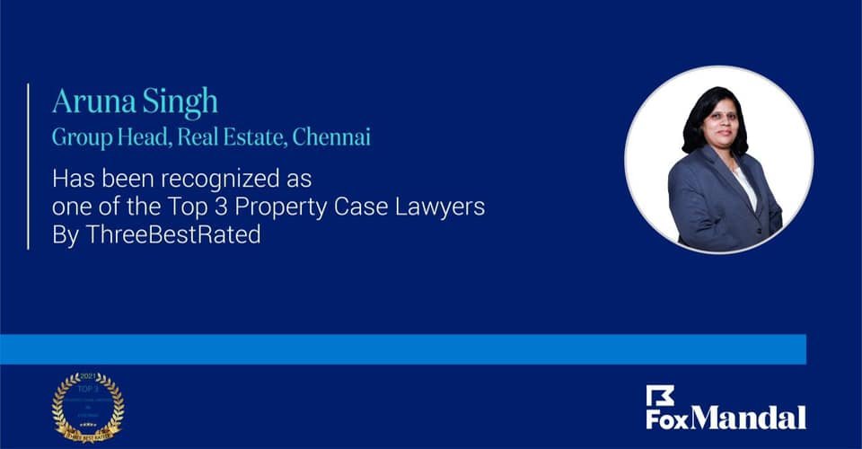 Aruna Singh - Top Property Case Lawyer in Chennai - Three Best Rated