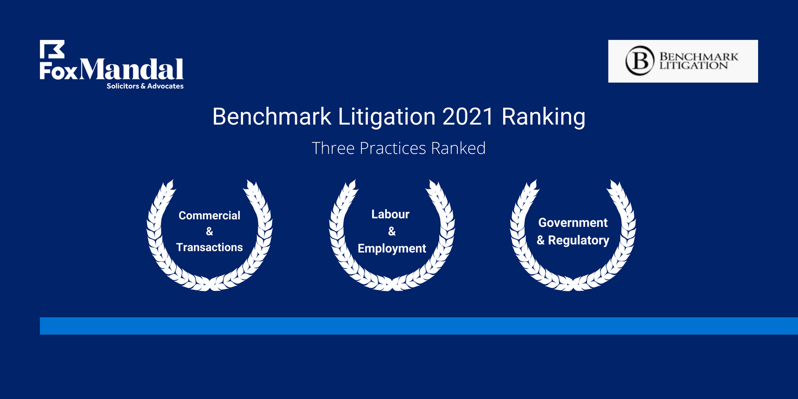 Fox Mandal Benchmark Litigation Ranking 2021
